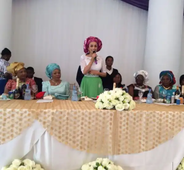 Photos: Iara Oshiomole slays in native attire
